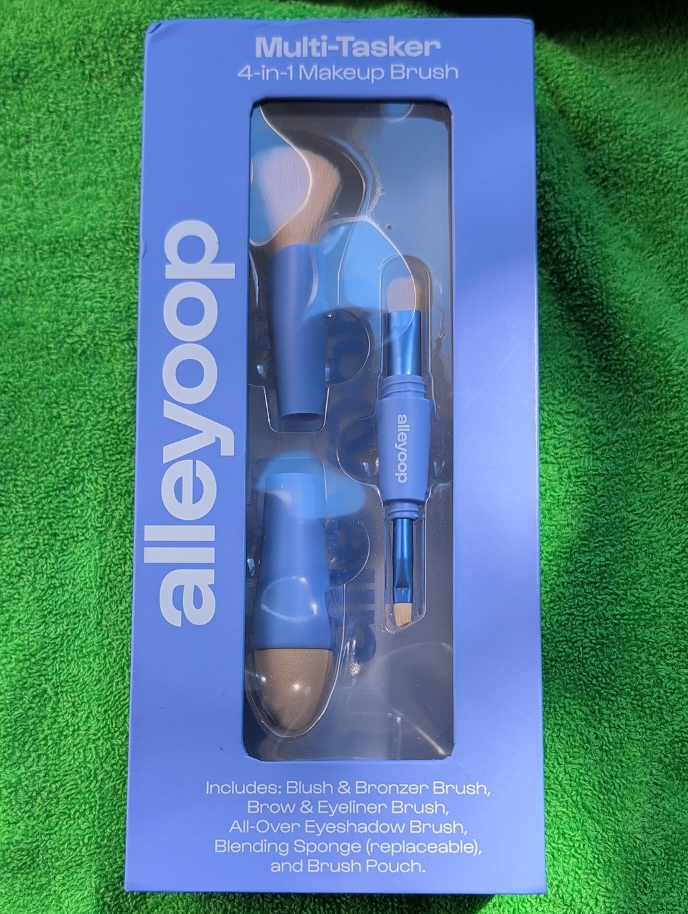 alleyoop Multi-Tasker 4-in-1 Makeup Brush Set New In The Box
